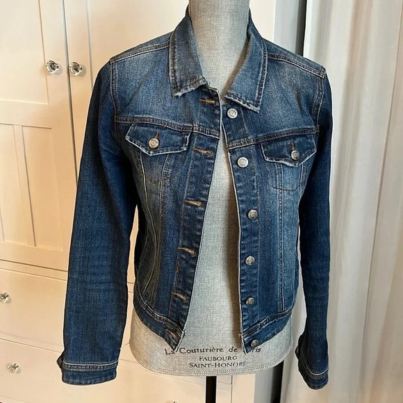 Judy Blue Jackets & Blazers - Vintage Wash Denim Jean  Jacket, Size M